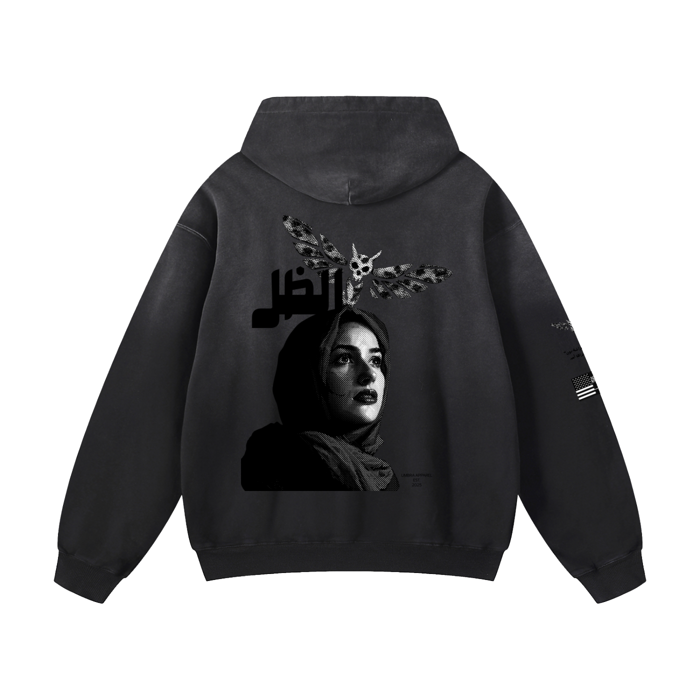 [THE MOTH LANDS UNSEEN] - {HOODIE}